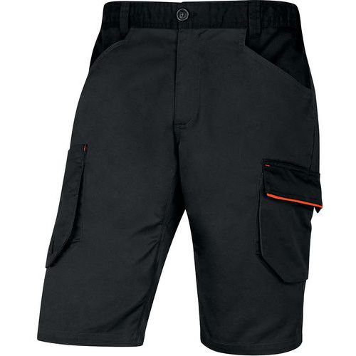 Delta Plus Werkbermuda M2BE3STR - Grijs/oranje - Deltaplus