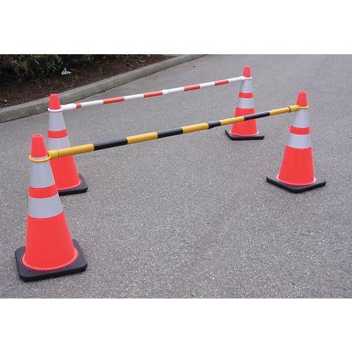 Intrekbare stang voor verkeerskegel Intrekbare stang voor verkeerskegel