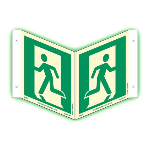 Luminescent bord - Evacuatie - Supernova+® Luminescent bord - Evacuatie - Supernova+®
