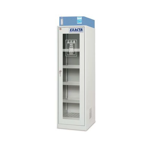 Veiligheidskast diverse risico's - 1 deur met glas Veiligheidskast diverse risico's - 1 deur met glas