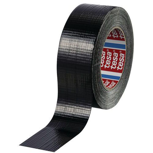 Voordelige duct tape 4613 - zwart - 50 m x 48 mm - tesa Voordelige duct tape 4613 - zwart - 50 m x 48 mm - tesa