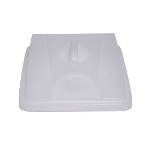 Plat deksel met handgreep - transparant - Probbax Plat deksel met handgreep - transparant - Probbax