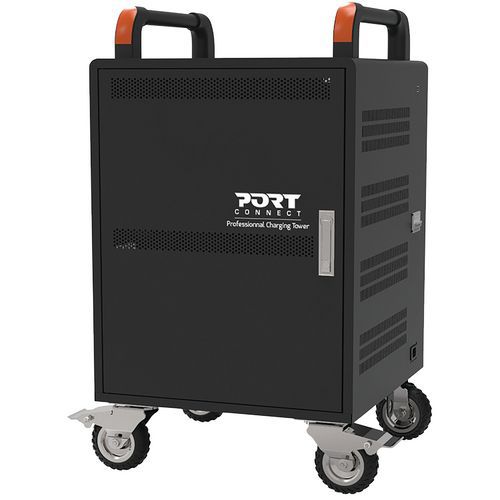 Armoire de charge mobile - 20 Notebooks + rack - Port Connect Armoire de charge mobile - 20 Notebooks + rack - Port Connect