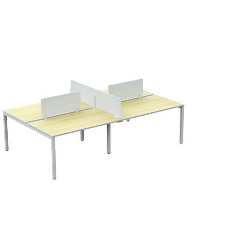 Scheidingsscherm - 2 panelen - 35 x 60 cm - Meet by Paperflow Scheidingsscherm - 2 panelen - 35 x 60 cm - Meet by Paperflow