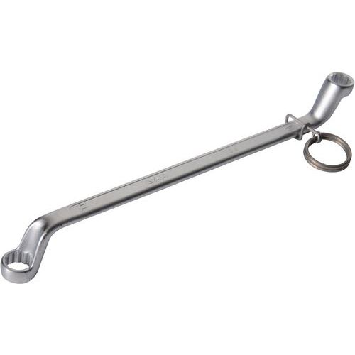 Ringsleutel 12 kant gebogen met rvs clip FME - Sam