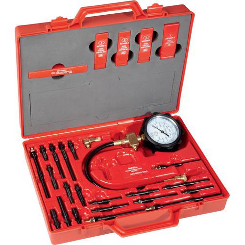 Compressiemeter diesel met diagramfiches - Sam Compressiemeter diesel met diagramfiches - Sam