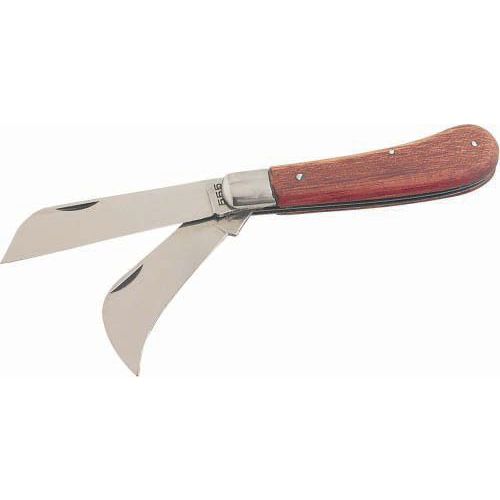 Couteau pour électricien 2 lames dont une serpette 70 mm - Sam Couteau pour électricien 2 lames dont une serpette 70 mm - Sam