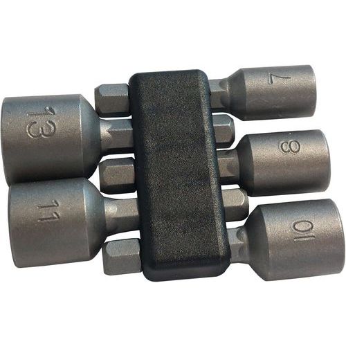 Magnetische inbus 1/4 - set van 5 - Sam
