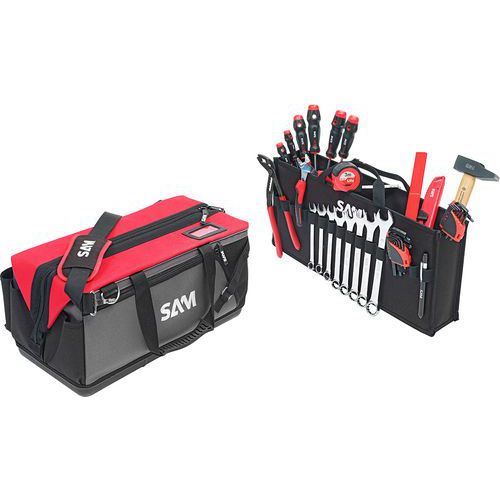 Trolley-reistas 30 L met 100 delig onderhoudsgereedschap - Sam