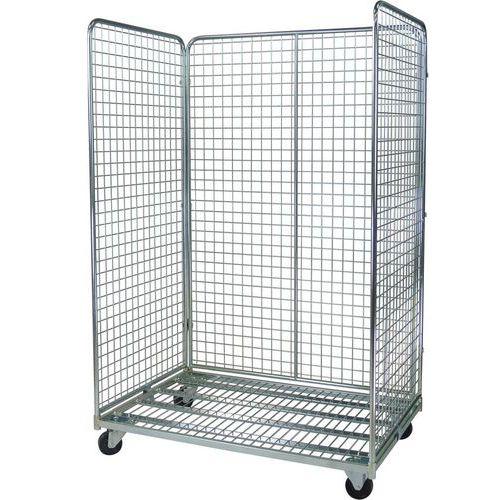 Rolcontainer Maxi - 3-zijdig gaas 50x50 mm - draagvermogen 400 kg Rolcontainer Maxi - 3-zijdig gaas 50x50 mm - draagvermogen 400 kg
