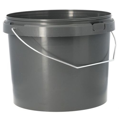 Seau polypropylène avec couvercle – 2,5 à 16 L Seau polypropylène avec couvercle – 2,5 à 16 L