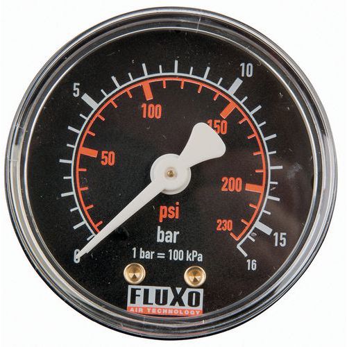 Manometer 1/8 inch aansluiting voor 1/4 Rodac Manometer 1/8 inch aansluiting voor 1/4 Rodac