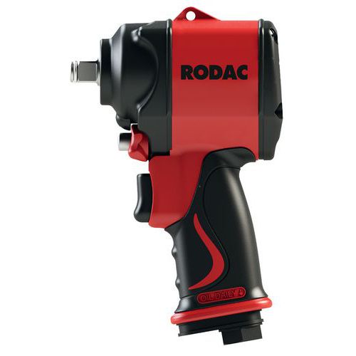 Slagmoersleutel 1/2 inch Stubby met Twin Hammer mechanisme Rodac Slagmoersleutel 1/2 inch Stubby met Twin Hammer mechanisme Rodac