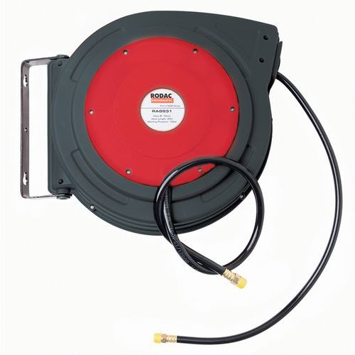 Luchtslanghaspel Automatisch Pu 10 X 15mm - 20 Meter Rodac
