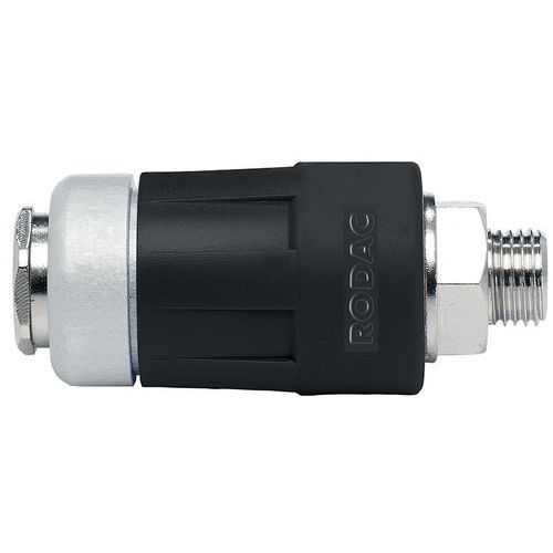 Raccord filetage mâle 1/4 - Rodac Raccord filetage mâle 1/4 - Rodac