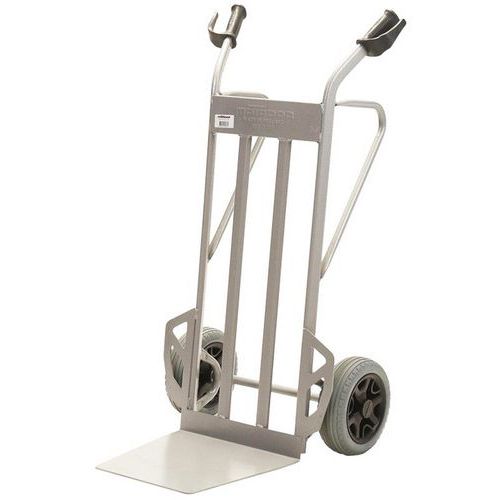 Stalen steekwagen - lekbestendige banden - met vaste schep - draagvermogen 350 kg Stalen steekwagen - lekbestendige banden - met vaste schep - draagvermogen 350 kg