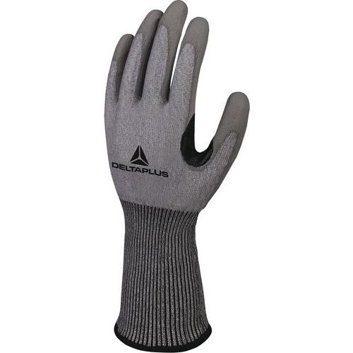 Gants tricot softnocut paume enduite PU renfort jauge 15 - Delta Plus Gants tricot softnocut paume enduite PU renfort jauge 15 - Delta Plus