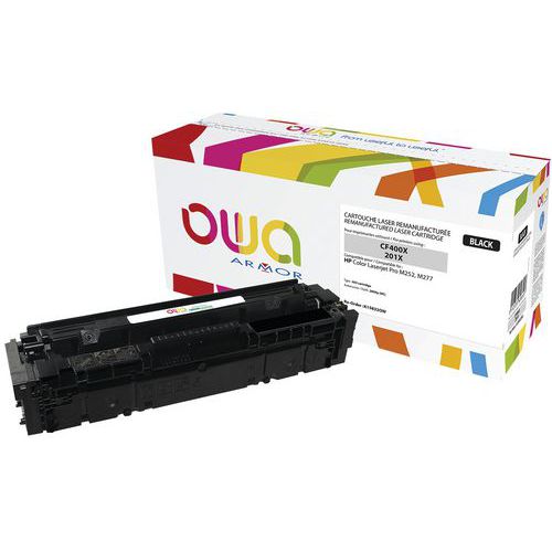 Toner refurbished HP 201X Zwart - OWA Toner refurbished HP 201X Zwart - OWA