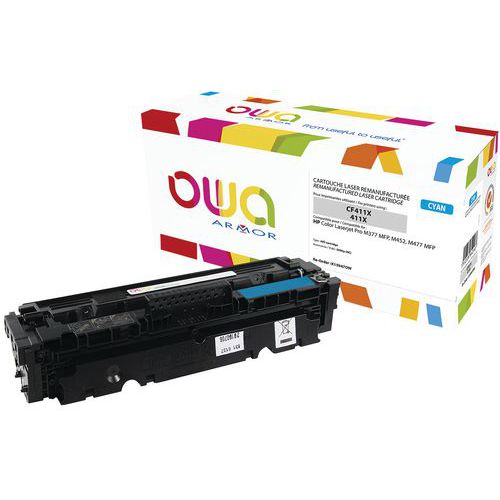 Toner refurbished HP CF411X Cyaan - OWA Toner refurbished HP CF411X Cyaan - OWA