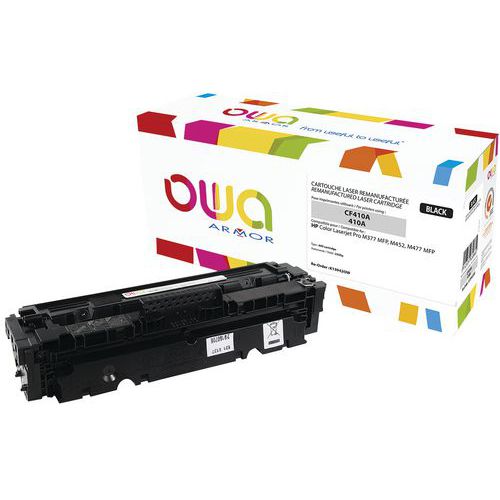 Toner refurbished HP CF410A Zwart - OWA Toner refurbished HP CF410A Zwart - OWA