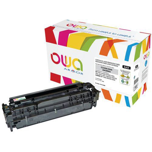Toner reconditionné HP 304A Black - OWA Toner reconditionné HP 304A Black - OWA