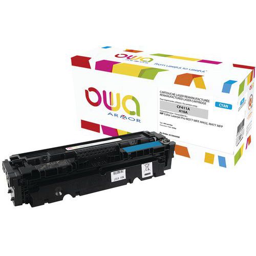Toner refurbished HP CF411A Cyaan - OWA Toner refurbished HP CF411A Cyaan - OWA