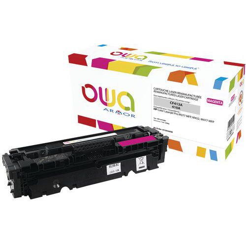 Toner reconditionné HP CF413A Magenta - OWA Toner reconditionné HP CF413A Magenta - OWA