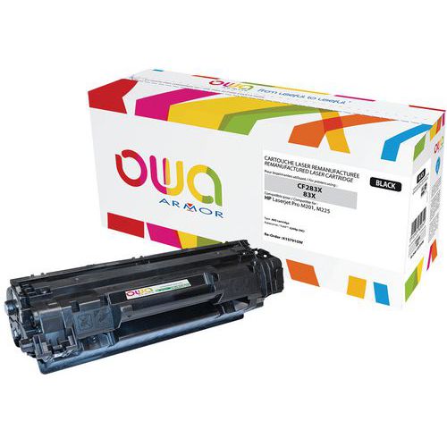 Toner refurbished HP 83X Zwart - OWA Toner refurbished HP 83X Zwart - OWA