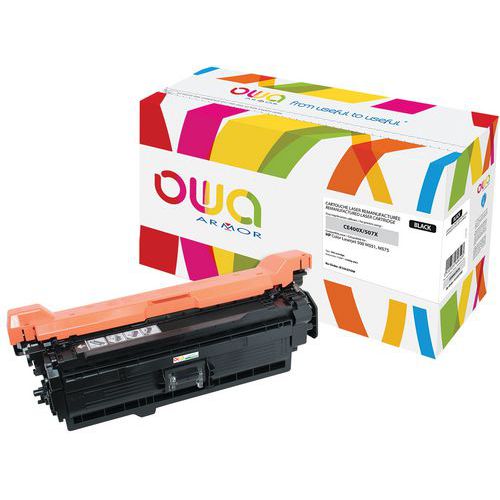 Toner refurbished HP 507X Zwart - OWA Toner refurbished HP 507X Zwart - OWA