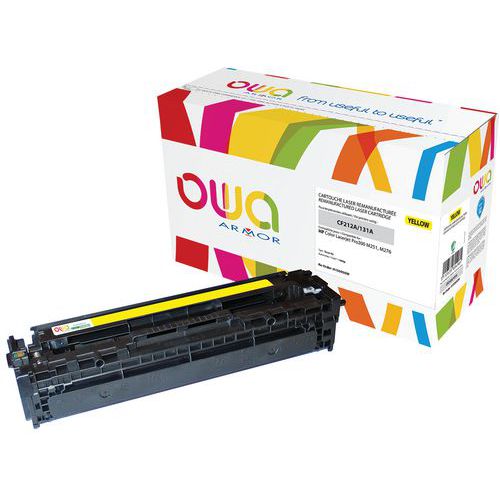 Toner reconditionné HP 131A Yellow - OWA Toner reconditionné HP 131A Yellow - OWA