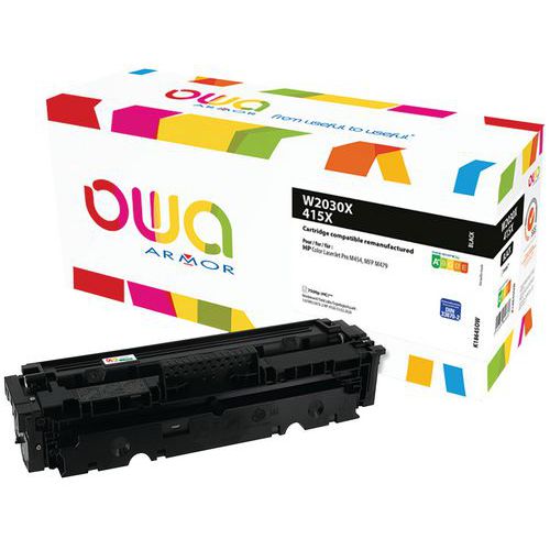 Toner reconditionné HP 415X Black - OWA Toner reconditionné HP 415X Black - OWA