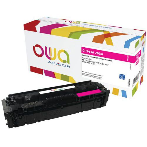 Toner refurbished HP 203A Magenta - OWA Toner refurbished HP 203A Magenta - OWA