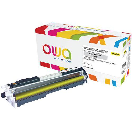 Toner refurbished HP 126A Geel - OWA Toner refurbished HP 126A Geel - OWA