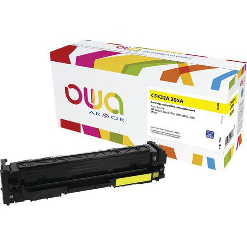 Toner refurbished HP 205A Geel - OWA Toner refurbished HP 205A Geel - OWA