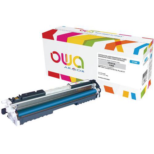 Toner refurbished HP 130A Cyaan - OWA Toner refurbished HP 130A Cyaan - OWA