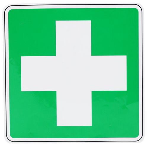 Noodbord Eerste hulp, zelfklevend - Manutan Expert