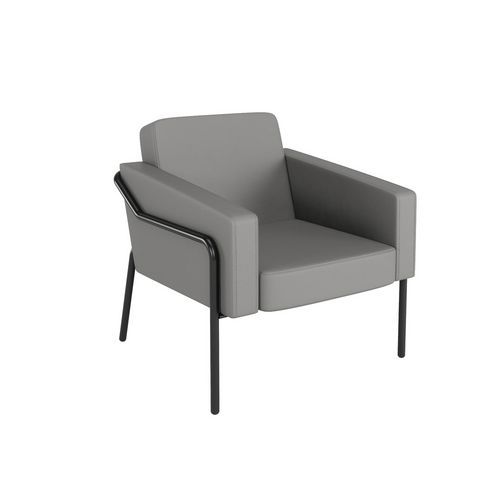 Imitatieleren fauteuil Medso, klassiek - Maat L - Meet by Paperflow Imitatieleren fauteuil Medso, klassiek - Maat L - Meet by Paperflow