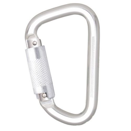 Musketon Aluminium, Vergrendeling 1/4 Slag - Kratos Safety