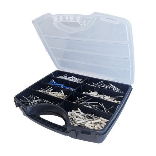 Coffret de rivet pour plaque d'immatriculation - 500 pièces -Degometal Coffret de rivet pour plaque d'immatriculation - 500 pièces -Degometal