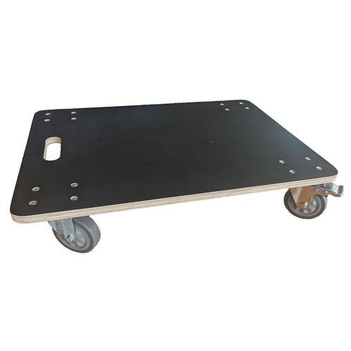 Plateau roulant bois - Force 400 kg - Manutan Expert