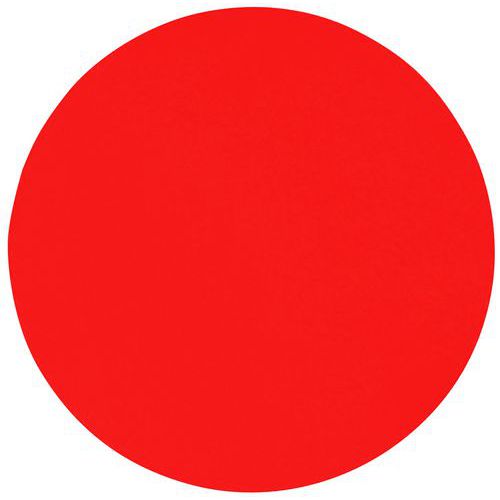 Sticker voor grondmarkering, rond, 90 mm - Manutan Expert