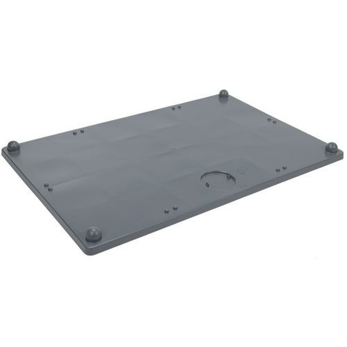Couvercle pour palette empilable - Type Euro - Manutan Expert Couvercle pour palette empilable - Type Euro - Manutan Expert