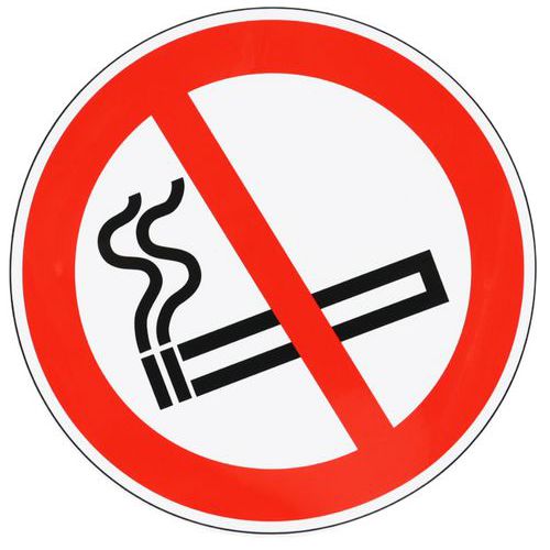 Verbodsbord Verboden te roken, zelfklevend - Manutan Expert Verbodsbord Verboden te roken, zelfklevend - Manutan Expert