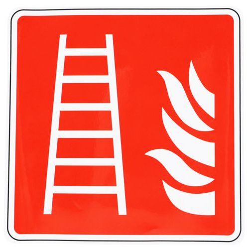 Panneau Echelle d'incendie adhésif - Manutan Expert Panneau Echelle d'incendie adhésif - Manutan Expert
