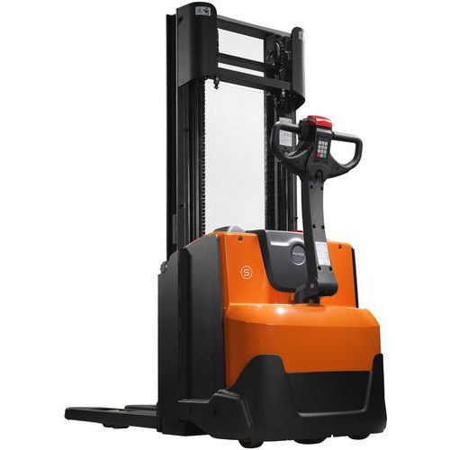 Elektrische stapelaar met dubbele mast Hilo - hefvermogen 1200 kg Elektrische stapelaar met dubbele mast Hilo - hefvermogen 1200 kg
