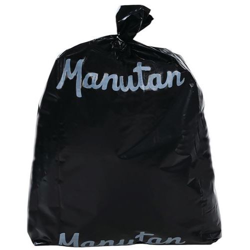 Afvalzakken zwart - Licht afval - 60 tot 160 l - Manutan Expert