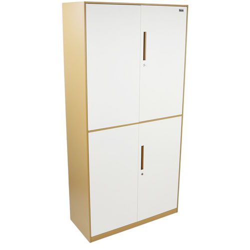 Hoge kast met 4 draaideuren - Manutan Expert Hoge kast met 4 draaideuren - Manutan Expert