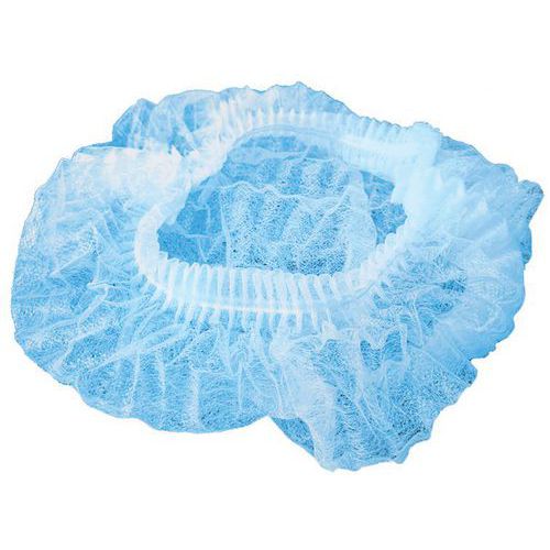 Wegwerphaarnetje blauw voor voedingsmiddelenindustrie HACCP