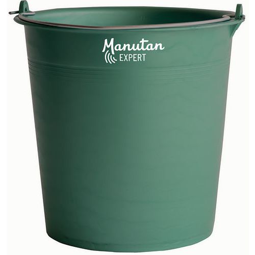Emmer rond met stalen hengsel gerecycled 11 l - Manutan Expert Emmer rond met stalen hengsel gerecycled 11 l - Manutan Expert
