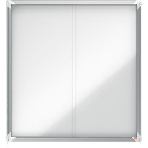 Glazen binnenvitrine afsluitbaar Premium Plus A4 - Nobo